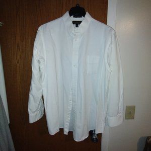 Massini Men Wrinkle Resistant White Shirt, 17.5 (34/35)